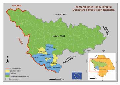 Harta Timis Torontal